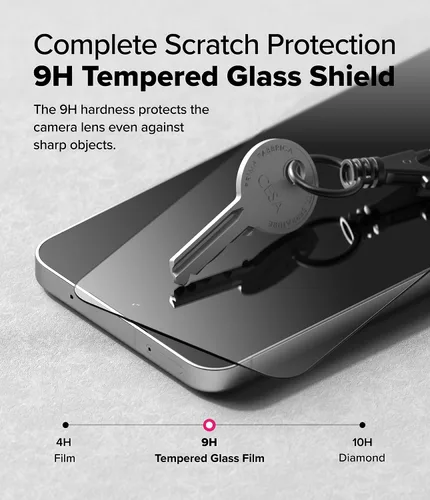 Vista 4 de Ringke Vidrio templado Easy Slide [súper fácil de instalar] compatible con Samsung Galaxy S24 FE, protector de pantalla, compatible con fundas