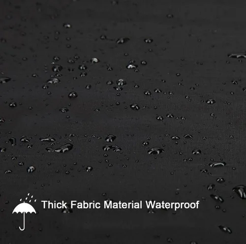 Vista 3 de FLR Funda impermeable para silla de patio, a prueba de polvo, protección para muebles de jardín y exteriores