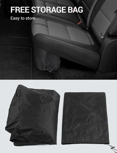 Vista 7 de Proadsy - Cubierta para automóvil, resistente al viento, sol, lluvia, rayos UV, polvo y nieve, para todo tipo de clima, impermeable, funda