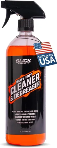 Vista 11 de Slick Products Limpiador y desengrasante de alta resistencia, fórmula cítrica de fuerza profesional para neumáticos, ruedas, motores, cadenas