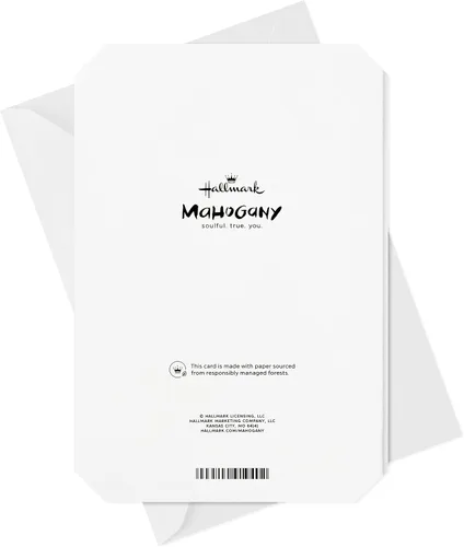 Vista 6 de Hallmark Tarjeta de graduación de caoba 2022 (Black Excellence) (599GGJ6083)