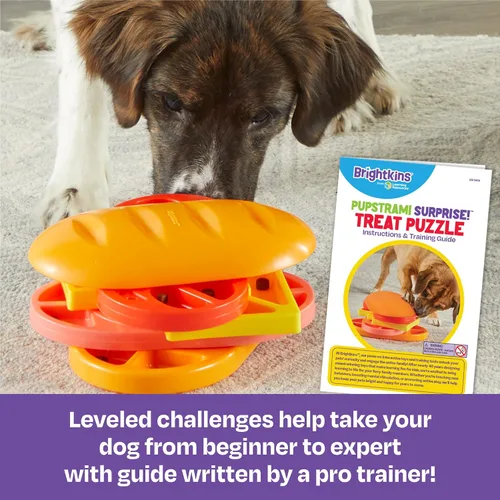 Vista 2 de Learning Resources Brightkins Pupstrami Surprise! Treat Puzzle - Juguetes interactivos para perros, juguetes para perros grandes, juguete