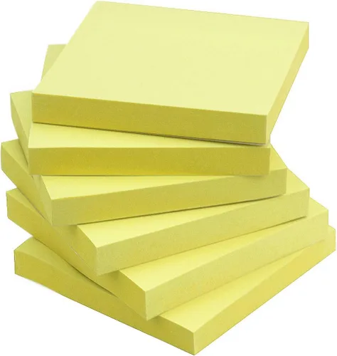 Vista 2 de Early Buy Notas adhesivas 3x3 autoadhesivas negras 6 blocs, 90 hojas/bloc