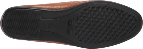 Vista 4 de Aerosoles Zapatos planos tipo ballet Bristol para mujer, cuero bronceado, 8, Bronceado Cuero