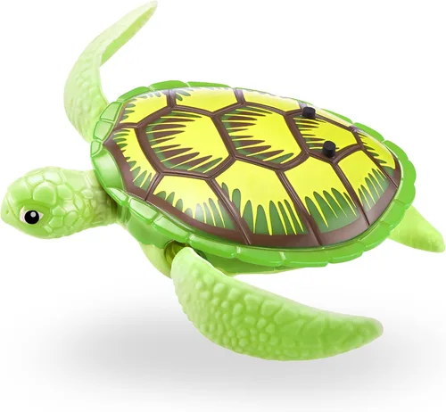 Vista 3 de Robo Alive Robo Tortuga Robótica de Natación (Verde + Rosa) de ZURU Activada por Agua, Viene con Baterías, Exclusivo (Paquete de 2)