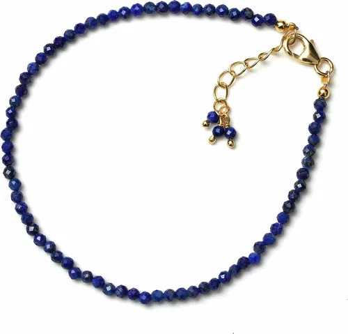 Vista 8 de Pulsera ajustable de plata esterlina 925 con cuentas completas para mujer, cuentas de piedras preciosas naturales, pulsera delicada, regalo