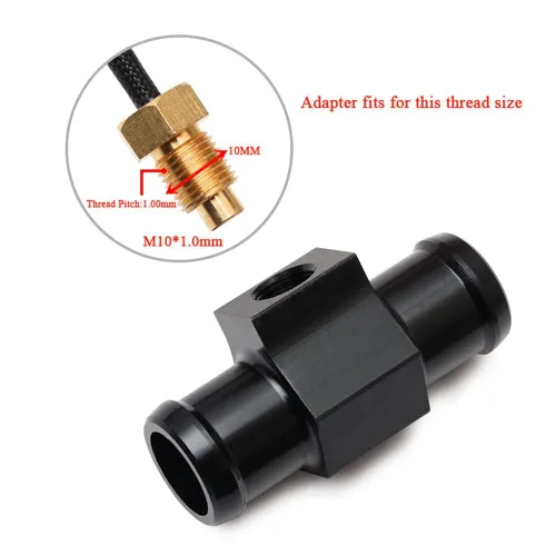 Vista 8 de Sensor de Temperatura del Agua Termómetro de Agua Adaptador de Sensor Termómetro de Agua Accesorio de Tubo Sensor Adaptador de Manguera
