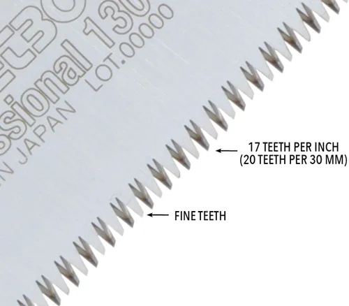Vista 3 de Silky Serie profesional PocketBoy - Sierra plegable (5.118 in, dientes finos (342-13)