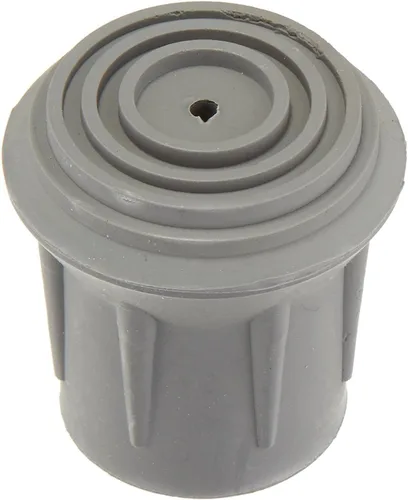 Vista 5 de Sammons Preston 21422 Puntas de caña para muletas, 1 pulgada de diámetro, gris, paquete de 4