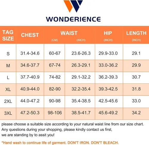Vista 5 de Wonderience Body para mujer, moldeador para mujer, control de abdomen, entrenador de cintura, sin costuras, adelgazante, moldeador de cuerpo completo