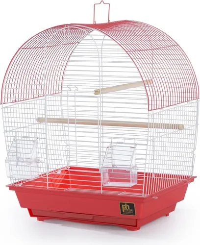 Vista 3 de Prevue Pet Products South Beach Dome Top Bird Jaula, Coral (SP50100)