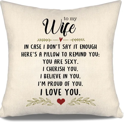 Vista 19 de En caso de que no lo diga lo suficiente aquí hay una almohada para recordarte que eres increíble, te aprecio, te quiero. Funda de almohada para tía