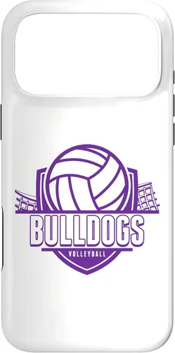 Vista 22 de Bulldogs Volleyball Back to School Spirit P Case for iPhone 17
