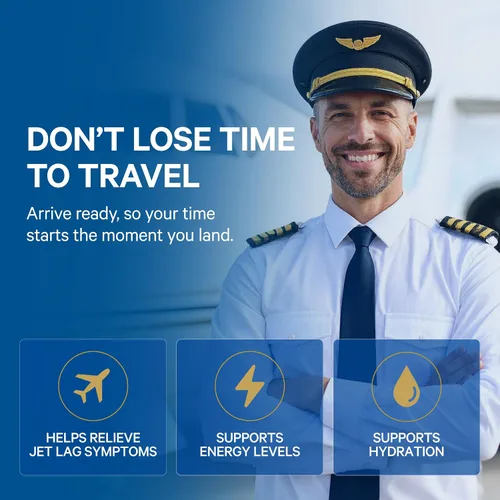 Vista 2 de 1ABOVE Jet Lag Relief Tablets, sabor cítrico, 10 tabletas