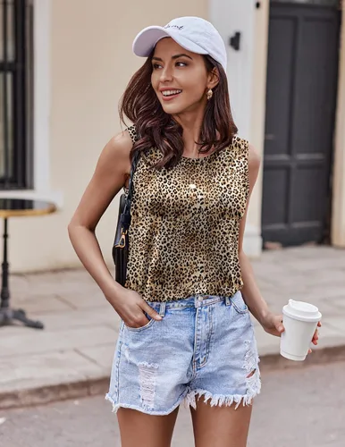 Vista 4 de Ekouaer Conjunto de pijama casual con bolsillos para mujer