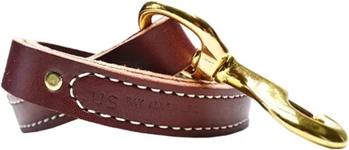 Vista 2 de Ray Allen Leather Latigo Traffic Lead (correa de perno, 11")