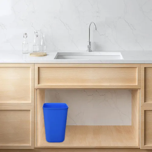Vista 5 de Nipogear Basurero eficiente de 3 galones, se adapta debajo del escritorio, cocina, hogar, oficina (azul, 3 galones)