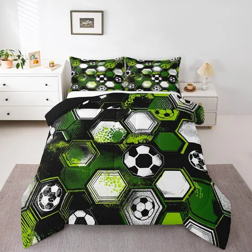 Vista 63 de Juego de ropa de cama de baloncesto para niños y adolescentes, juego de edredón deportivo para niños, tamaño matrimonial, suave, ligero, decoración