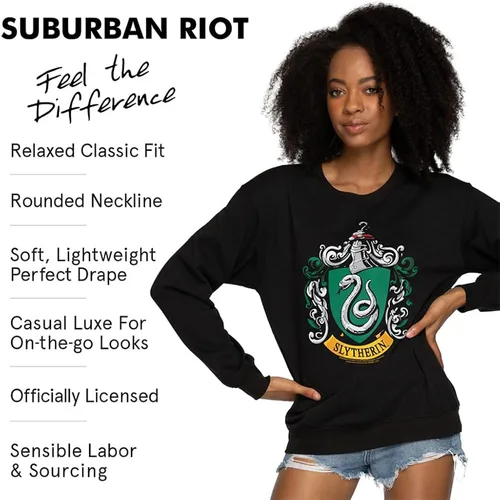 Vista 3 de Suburban Riot Harry Potter - Sudadera de forro polar de manga larga para mujer