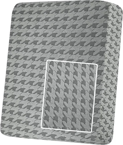 Vista 45 de MAXIJIN Funda de Cojín de Terciopelo Elástica Ajustable Fundas de Cojín de Sofá Ajustadas 1 Paquete Funda de Cojín de Asiento de Sillón para Cojín