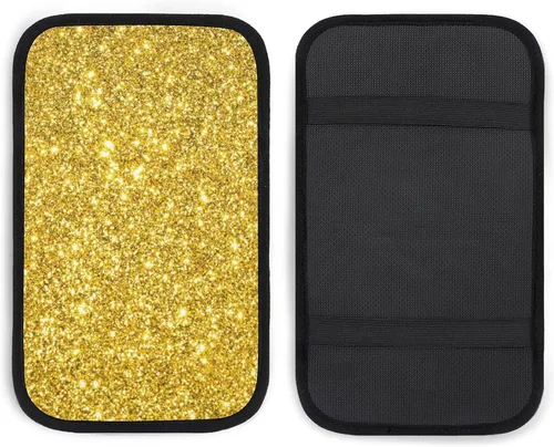 Vista 10 de Consola central de auto para calaveras de azúcar y rosas, Día de Muertos, Halloween, funda para reposabrazos de automóvil, cojín para reposabrazos