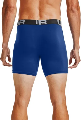 Vista 3 de Under Armour Boxerjock 6 Boxerjock de algodón cargado para hombre (3 unidades)