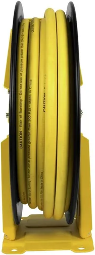 Vista 3 de [Usado] DeWalt DXCM024-0343 Carrete de manguera de doble brazo con manguera de goma premium de 3/8" x 50