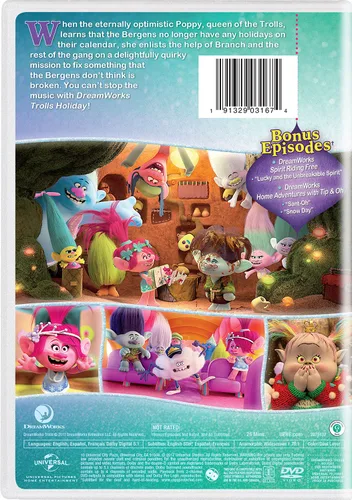Vista 3 de Trolls Holiday DVD