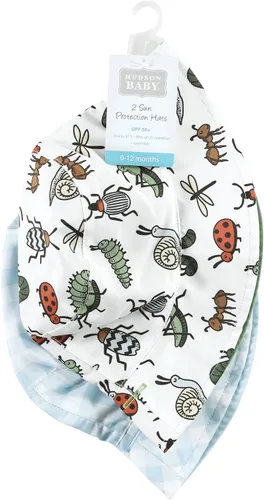 Vista 2 de Hudson Baby Gorro de protección solar para bebé niña