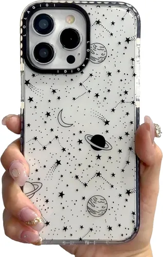 Vista 17 de Funda para iPhone 13, lindo diseño artístico de líneas faciales, diseño kawaii femenino estético patrón de dibujos animados para mujeres, niñas