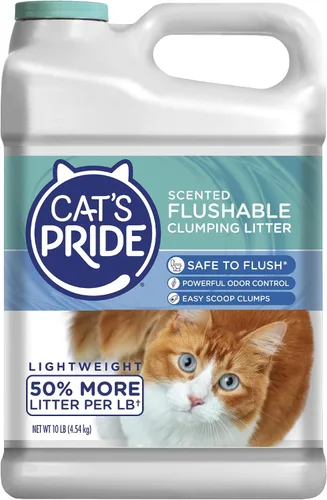 Vista 10 de Cat's Pride Arena aglutinante ligera: bicarbonato de sodio - Potente control de olores - perfumada, 10 libras Baking Soda