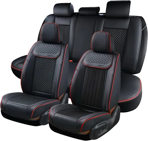 Vista 16 de Coverado - Fundas impermeables para asientos de coche, fundas delanteras para asientos de coche, 2 en 1, fundas protectoras para asientos de coche