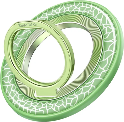 Vista 13 de SYNCWIRE Soporte magnético para anillo de teléfono MagSafe - Soporte de agarre para teléfono con rotación de 360° para el dedo compatible con iPhone