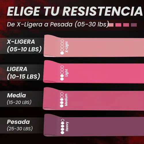 Vista 6 de Juego de mancuernas ajustables de 20 libras con bandas de resistencia para entrenar – Juego de 2 pesas con 4 bandas elásticas para ejercicio