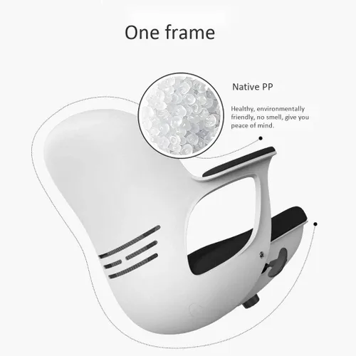 Vista 5 de Silla de computadora para el hogar para trabajar en una silla de oficina, silla de miembro del personal, silla de red elevadora giratoria
