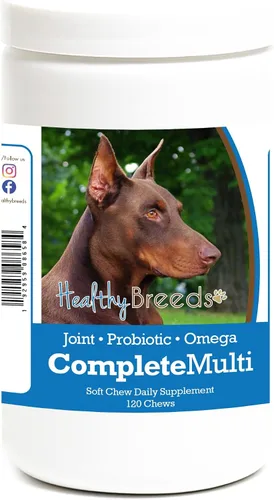 Vista 17 de Healthy Breeds Affenpinscher todo en uno multivitamínico suave masticable 120