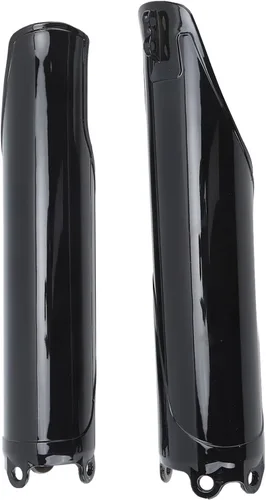 Vista 6 de Cubierta de tubo de horquilla delantera, 2 piezas, cubierta de tubo de horquilla delantera, color negro brillante para CRF250R CRF250X CRF450R CR125
