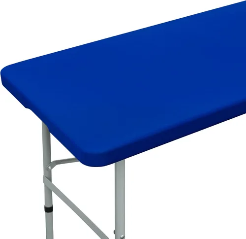 Vista 28 de NEWISHER Mantel rectangular ajustable de 20 x 30 pulgadas, mantel elástico para mesa de 2.5 pies, funda de mesa de elastano elástica negra, cubierta