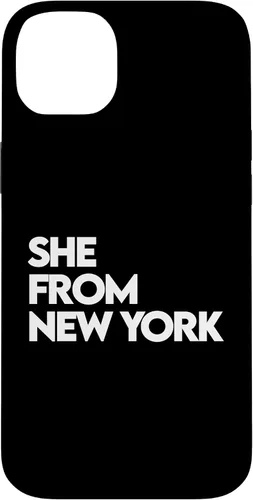 Vista 15 de She from New York Shirt, She's from NY NYC, Bronx, 713 832 Case for iPhone 17