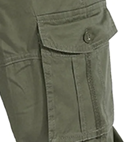 Vista 4 de JEShifangjiusu Pantalones cargo de trabajo para hombre, pantalones deportivos de ajuste relajado, pantalones deportivos para correr, pantalones
