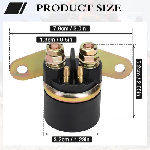 Vista 2 de King Quad 300 Relé solenoide de arranque para Arctic cat 300 250 Honda VTX 1800 Suzuki King Quad 300 650 LTF300 LT-F300 1999-2002 LT-F4WDX