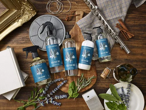 Vista 6 de Caldrea Detergente líquido para ropa, eficaz para todas las telas y todas las temperaturas, aroma a salvia azul albahaca, 64 onzas