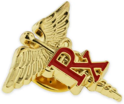 Vista 25 de PinMart s Caduceus - Pin de solapa esmaltado para enfermería, insignia ideal para CNA, accesorios de asistente médico, insignia de enfermera