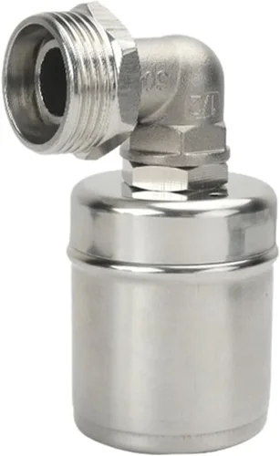 Vista 2 de 304 Stainless Steel Automatic Float Valve - 1/2" 3/4" 1" Ball Valve, Internal Mount for Water Tower Tank Level Control(1/2",Side Water Inlet)