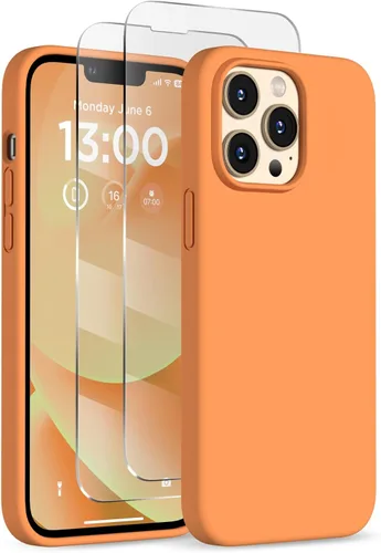 Vista 12 de Funda de silicona para iPhone 13 Pro, funda para teléfono, color Negro
