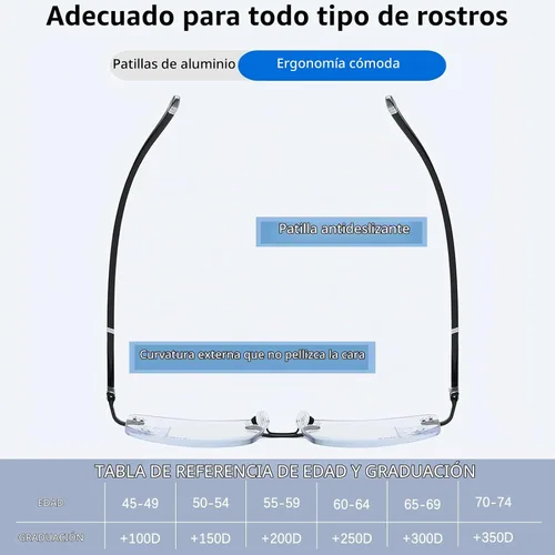 Vista 6 de Gafas de lectura progresivas multifocales fotocromáticas para hombres y mujeres, transición, multifocal, lentes de sol con luz azul