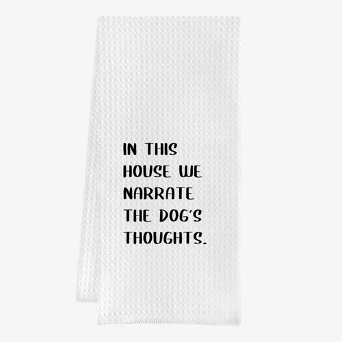 Vista 7 de IWXYI Golden Retriever - Toallas de cocina con tejido de gofre, toallas de mano Golden Retriever para cocina, regalo para amantes de los perros