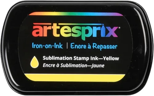 Vista 9 de Artesprix Almohadilla de tinta de sublimación para manualidades, estampado y pintura, color negro