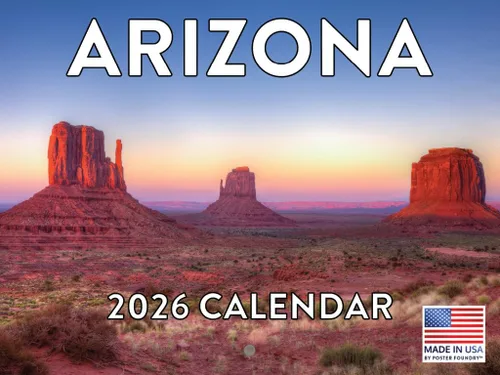 Vista 93 de Calendario de Alabama 2026 para pared, 12 meses, mensual, recuerdos escénicos de AL Hecho en Estados Unidos