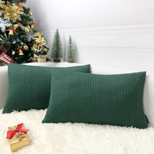 Vista 25 de Booque Valley Paquete de 4 fundas de almohada azules de 18 x 18 pulgadas, fundas de almohada decorativas de verano para sofá, estilo campestre